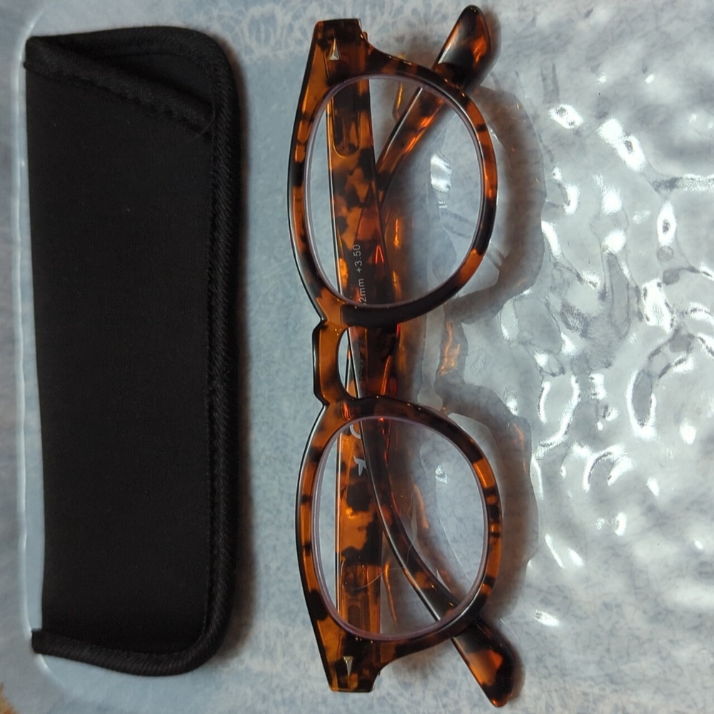 NWT Hummingbird Blue Light Blocking Readers +3.50 PD 62mm